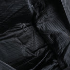 Prada Tessuto Nylon x Leather 2Way Travel Bag in Black