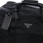 Prada Tessuto Nylon x Leather 2Way Travel Bag in Black