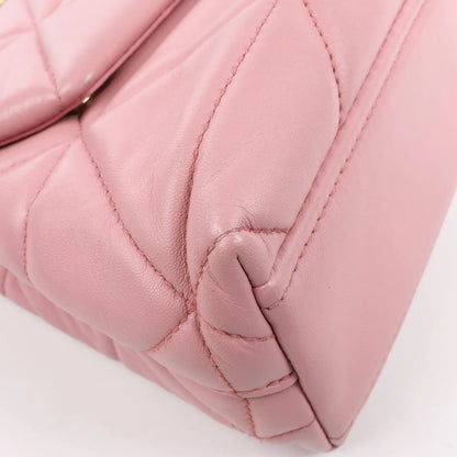 Prada Spectrum Small Leather Chain Shoulder Bag in Pink