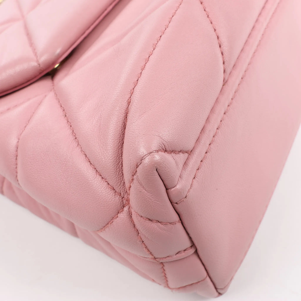 Prada Spectrum Small Leather Chain Shoulder Bag in Pink
