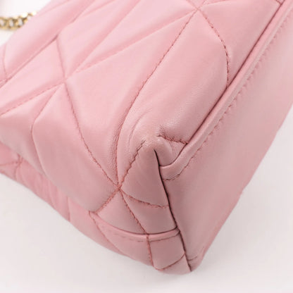 Prada Spectrum Small Leather Chain Shoulder Bag in Pink