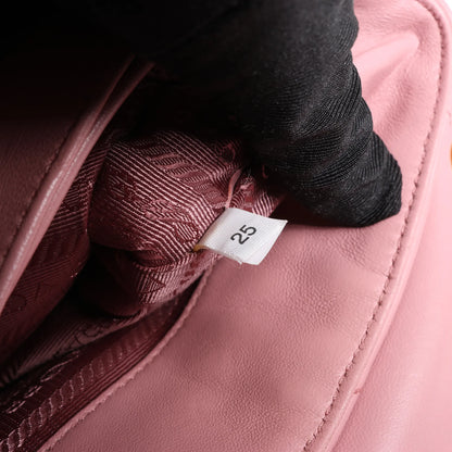 Prada Spectrum Small Leather Chain Shoulder Bag in Pink