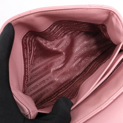 Prada Spectrum Small Leather Chain Shoulder Bag in Pink