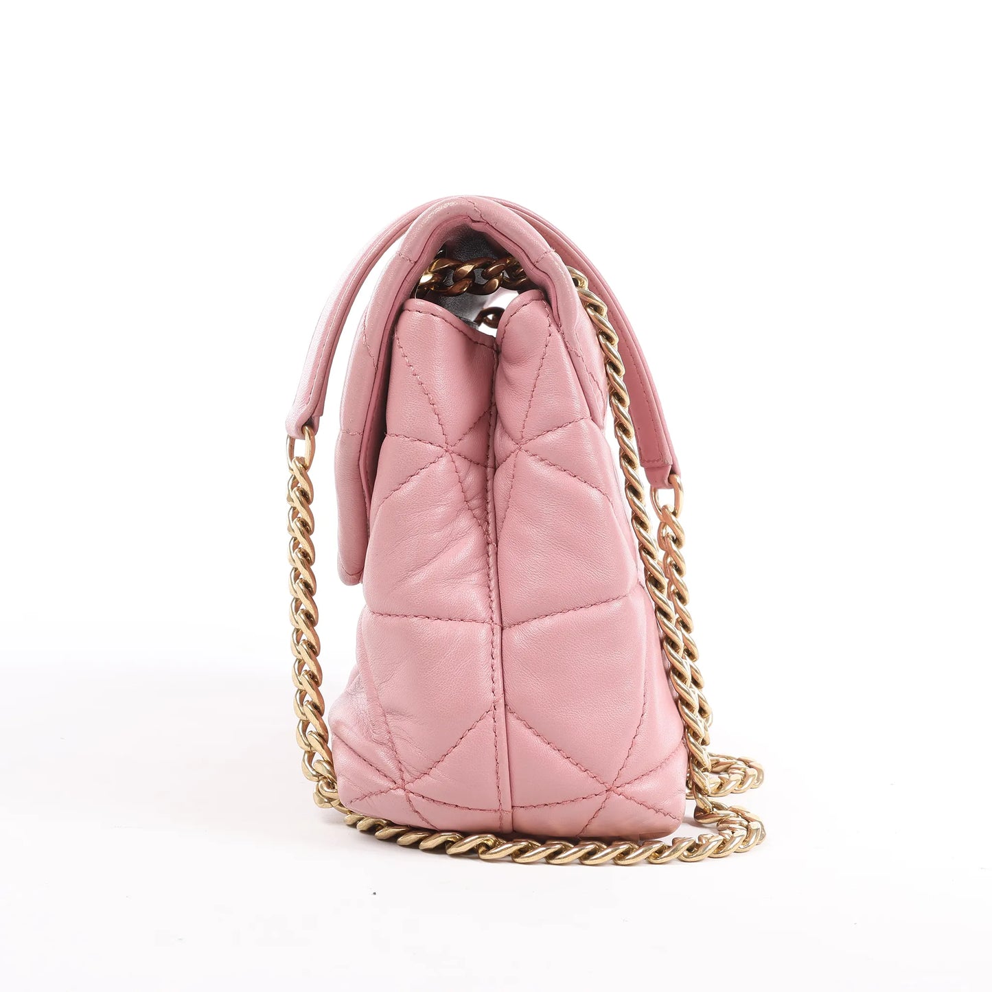 Prada Spectrum Small Leather Chain Shoulder Bag in Pink