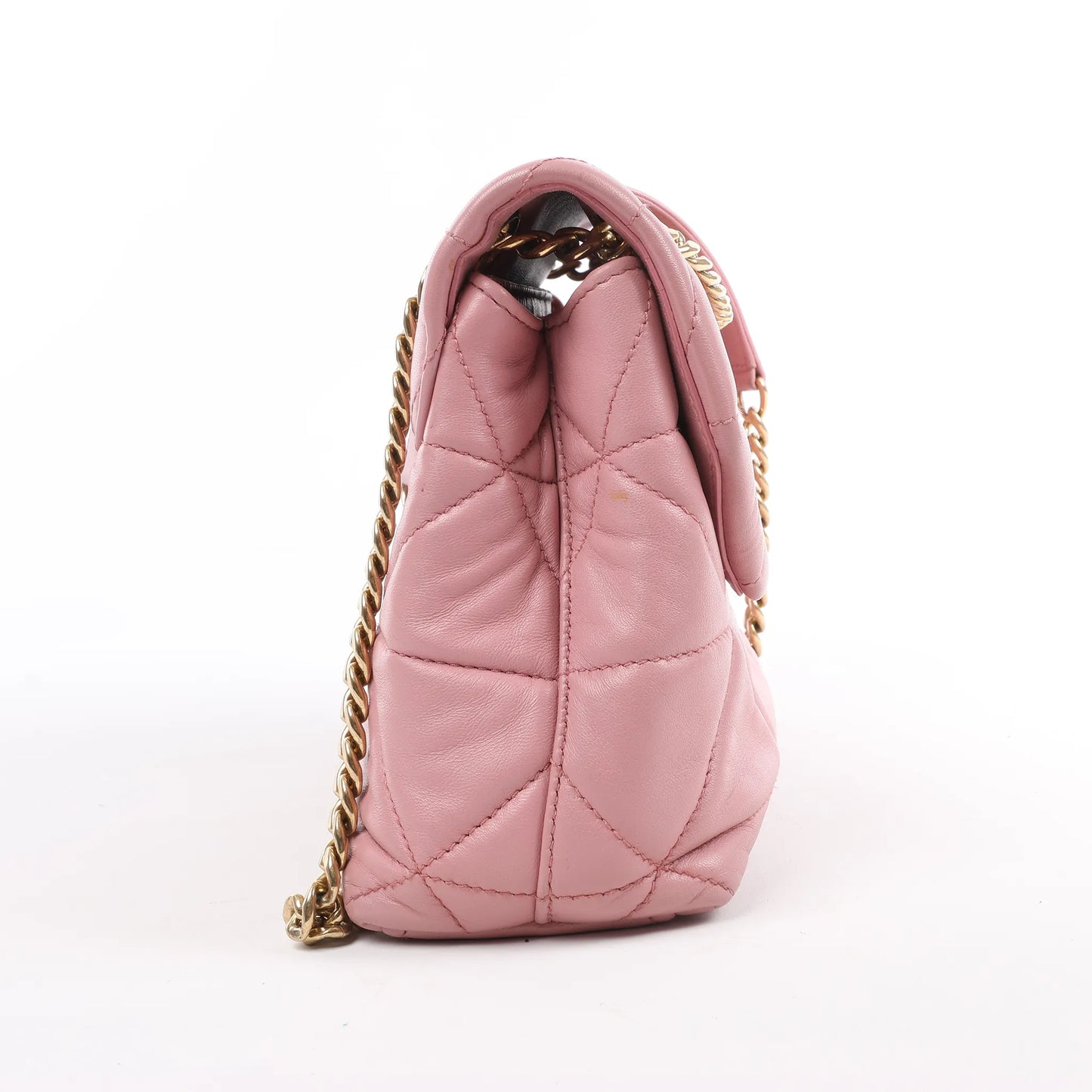 Prada Spectrum Small Leather Chain Shoulder Bag in Pink