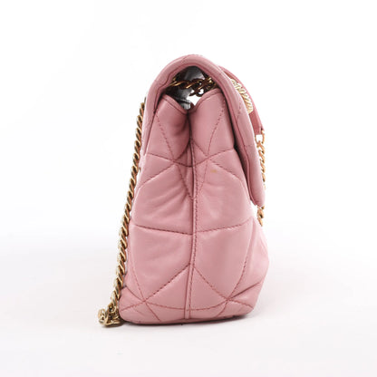Prada Spectrum Small Leather Chain Shoulder Bag in Pink