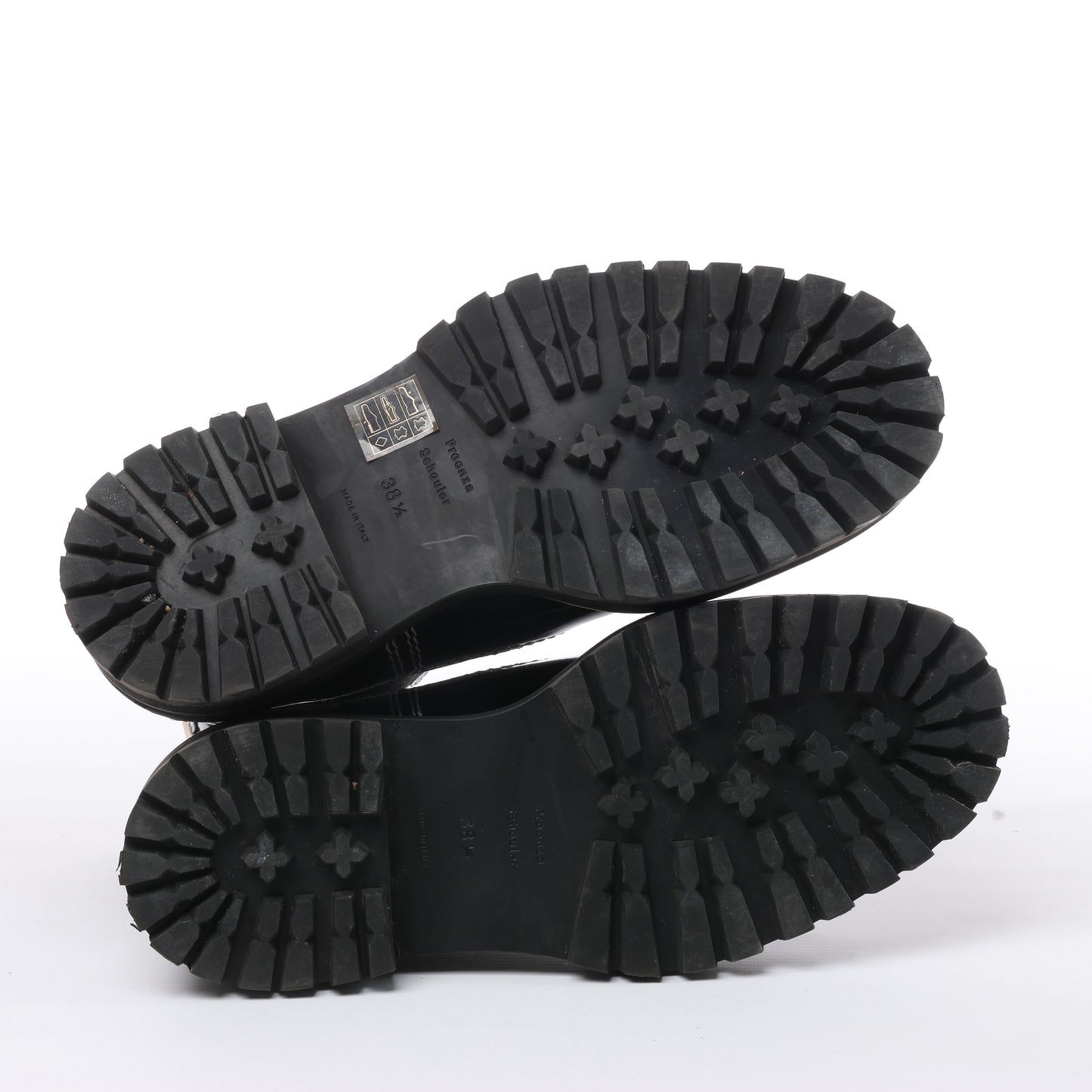 Proenza Schouler Topstitched Leather Chelsea Boots in Black, Size 38.5 EU