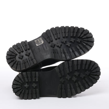 Proenza Schouler Topstitched Leather Chelsea Boots in Black, Size 38.5 EU