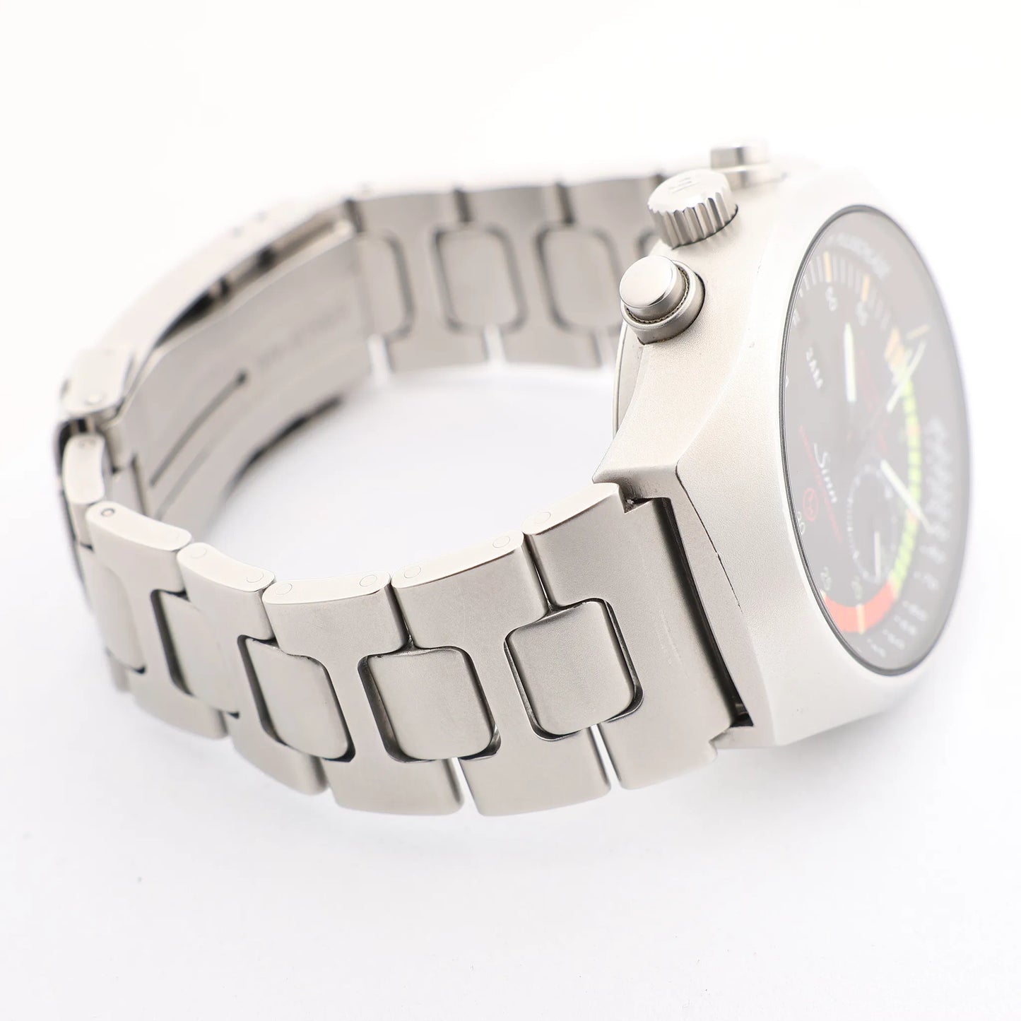 SINN Achilles Chronograph 157.EZM-4 157.12859 SS AT Watch with Black Dial