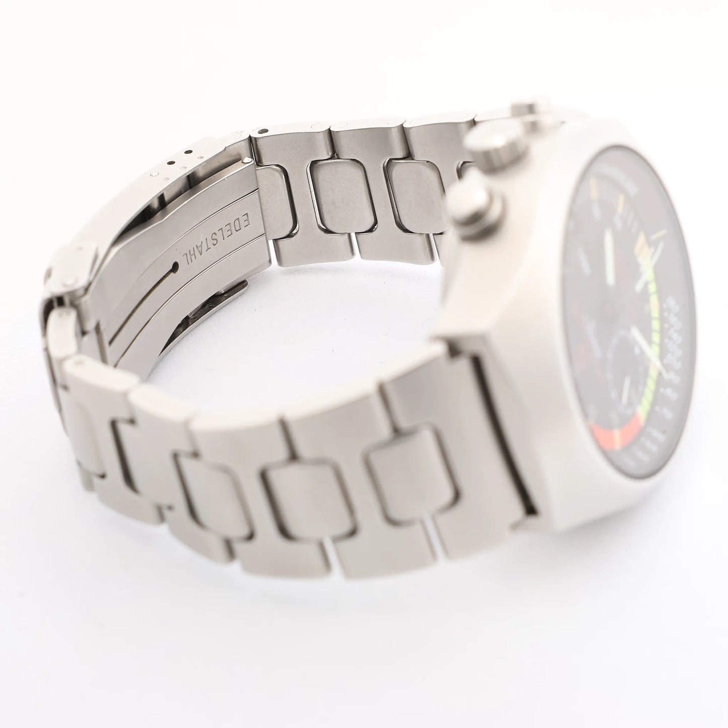 SINN Achilles Chronograph 157.EZM-4 157.12859 SS AT Watch with Black Dial