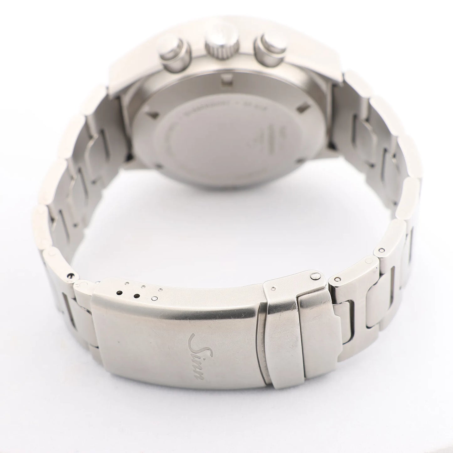 SINN Achilles Chronograph 157.EZM-4 157.12859 SS AT Watch with Black Dial