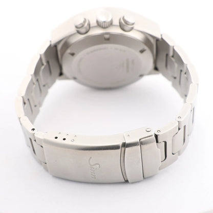 SINN Achilles Chronograph 157.EZM-4 157.12859 SS AT Watch with Black Dial