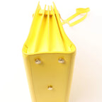 Saint Laurent Paris Sac de Jour Nano Leather 2Way Handbag Yellow 398710