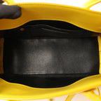 Saint Laurent Paris Sac de Jour Nano Leather 2Way Handbag Yellow 398710