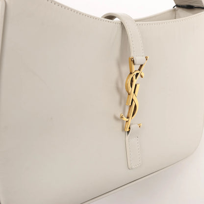 Saint Laurent Le 5 à 7 Small Leather Shoulder Bag in Beige 657228