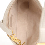 Saint Laurent Le 5 à 7 Small Leather Shoulder Bag in Beige 657228