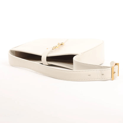 Saint Laurent Le 5 à 7 Small Leather Shoulder Bag in Beige 657228