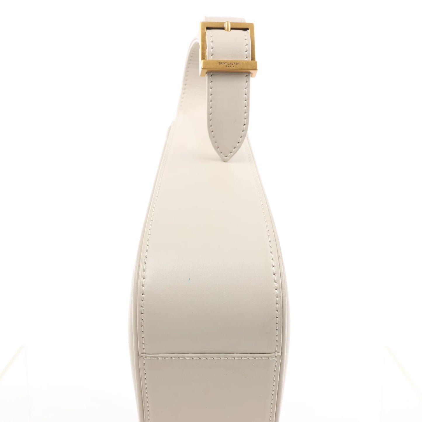 Saint Laurent Le 5 à 7 Small Leather Shoulder Bag in Beige 657228