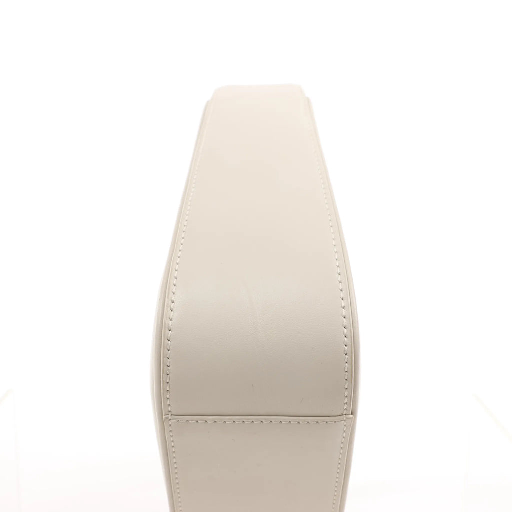Saint Laurent Le 5 à 7 Small Leather Shoulder Bag in Beige 657228