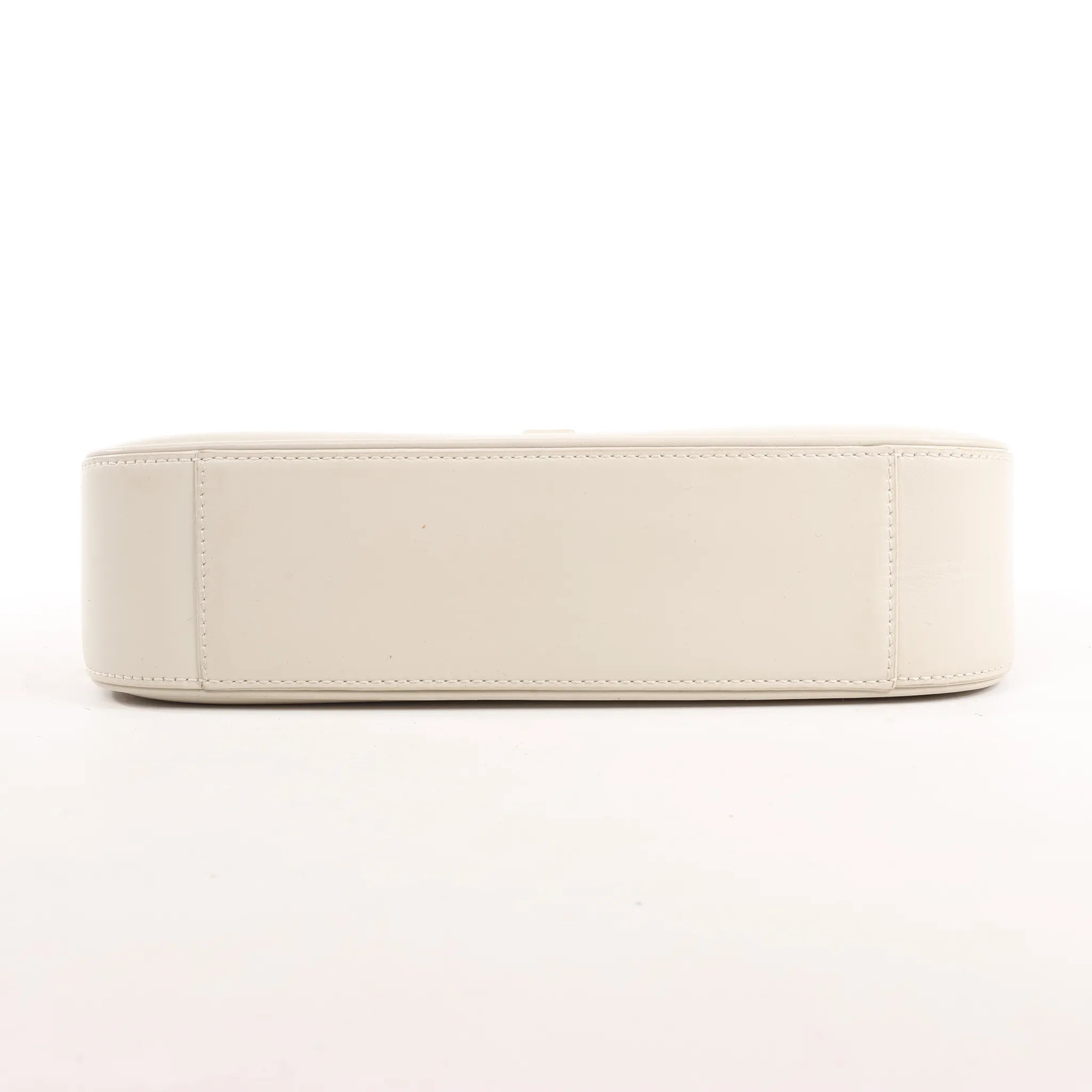 Saint Laurent Le 5 à 7 Small Leather Shoulder Bag in Beige 657228