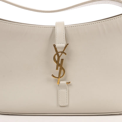 Saint Laurent Le 5 à 7 Small Leather Shoulder Bag in Beige 657228