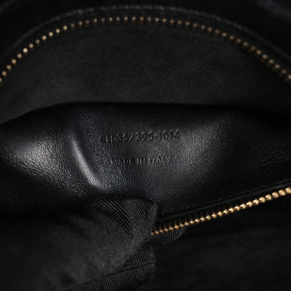 Saint Laurent Paris Monogram Cabas Leather 2Way Handbag in Black