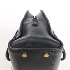 Saint Laurent Paris Monogram Cabas Leather 2Way Handbag in Black