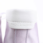Saint Laurent Paris Malibu Satin High-top Sneakers in Metallic Purple 718403, Size 38 EU