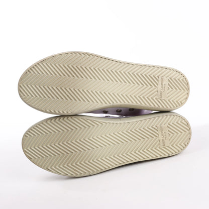 Saint Laurent Paris Malibu Satin High-top Sneakers in Metallic Purple 718403, Size 38 EU