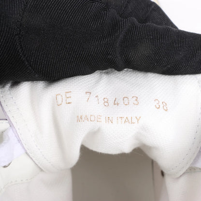 Saint Laurent Paris Malibu Satin High-top Sneakers in Metallic Purple 718403, Size 38 EU