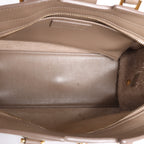 Saint Laurent Paris Baby Cabas Leather 2Way Handbag Beige 424868