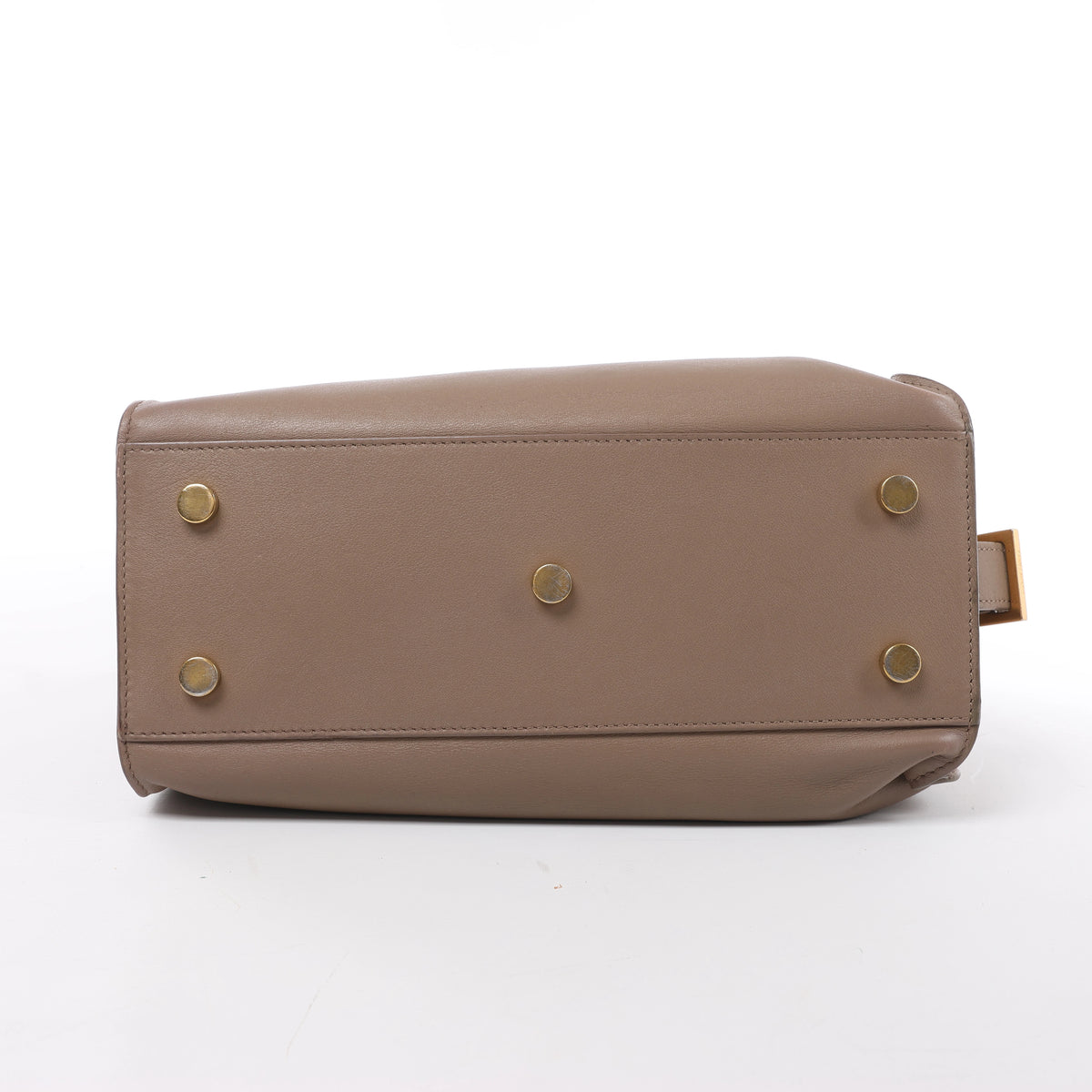 Saint Laurent Paris Baby Cabas Leather 2Way Handbag Beige 424868