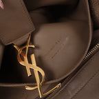 Saint Laurent Paris Baby Cabas Leather 2Way Handbag Beige 424868