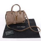 Saint Laurent Paris Baby Cabas Leather 2Way Handbag Beige 424868