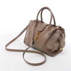 Saint Laurent Paris Baby Cabas Leather 2Way Handbag Beige 424868