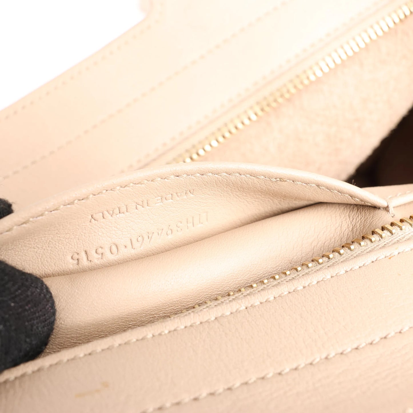 Saint Laurent Paris Baby Cabas Leather 2Way Handbag in Beige 394461