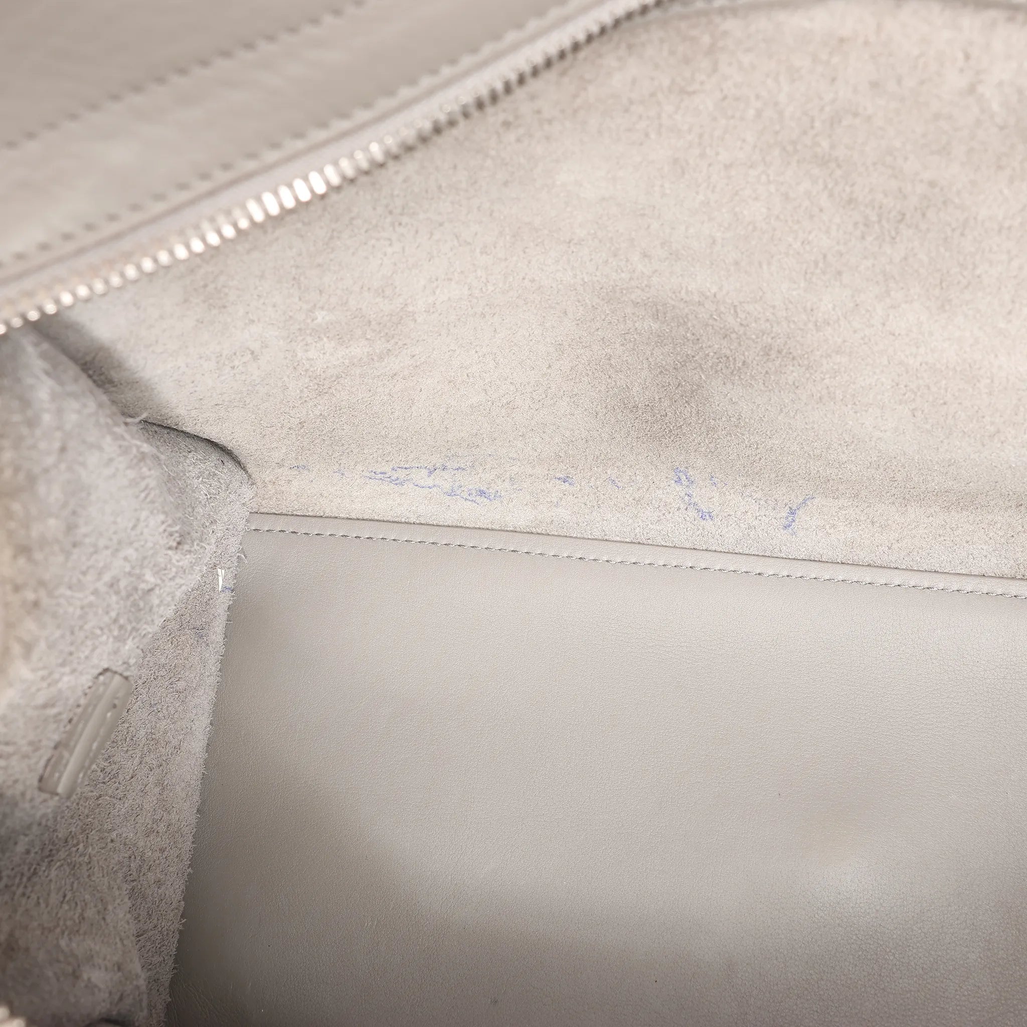 Saint Laurent Paris Baby Cabas Leather 2Way Handbag in Gray 424869