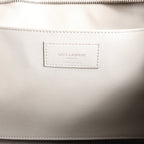 Saint Laurent Paris Baby Cabas Leather 2Way Handbag in Gray 424869