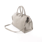 Saint Laurent Paris Baby Cabas Leather 2Way Handbag in Gray 424869