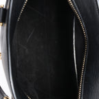 Saint Laurent Paris Baby Cabas Leather Handbag in Black 372087