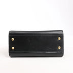 Saint Laurent Paris Baby Cabas Leather Handbag in Black 472466