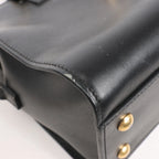 Saint Laurent Paris Baby Cabas Leather Handbag in Black 472466