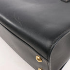 Saint Laurent Paris Baby Cabas Leather Handbag in Black 472466