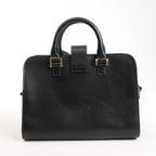 Saint Laurent Paris Baby Cabas Leather Handbag in Black 472466