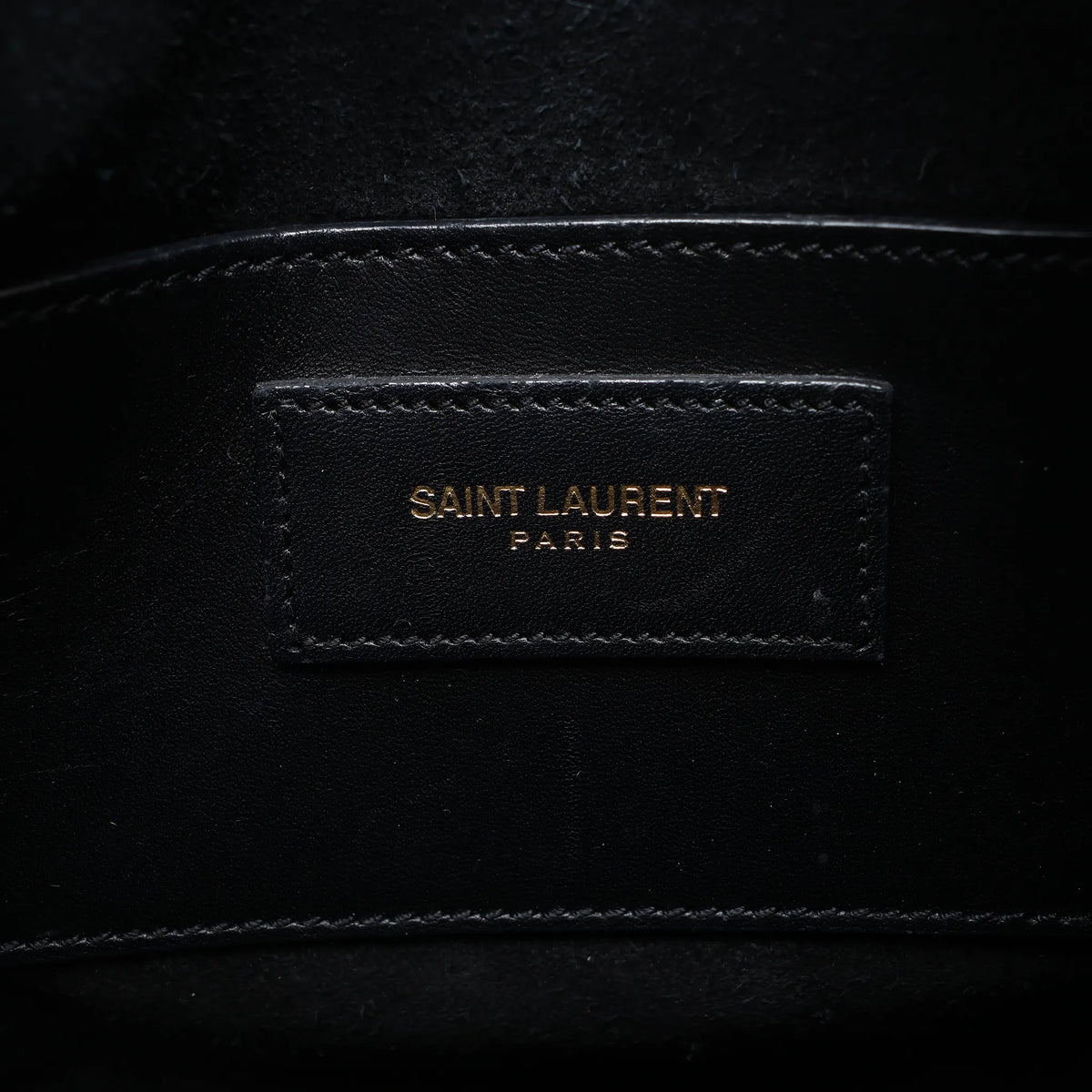 Bolso de mano Saint Laurent Paris Duffle Baby de cuero negro de 2 vías 330958