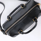 Bolso de mano Saint Laurent Paris Duffle Baby de cuero negro de 2 vías 330958