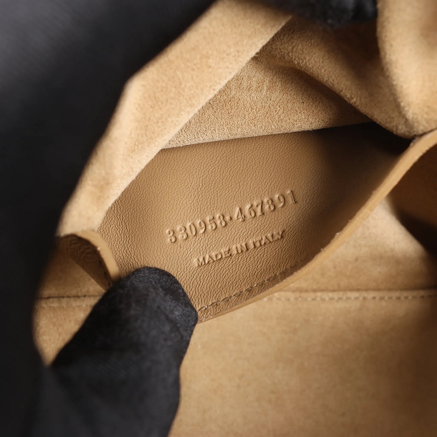 Sac à main double usage en cuir Saint Laurent Paris Baby Duffle, doré 330958