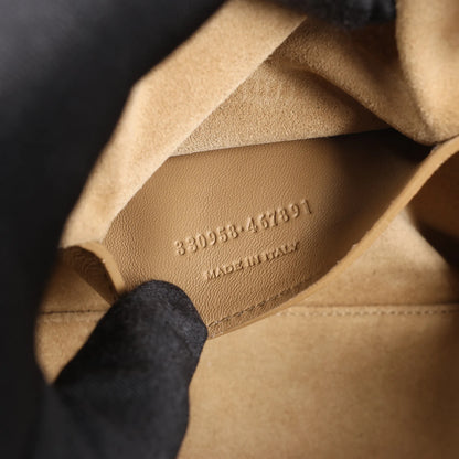 Sac à main double usage en cuir Saint Laurent Paris Baby Duffle, doré 330958