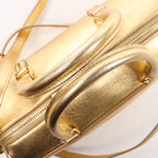 Saint Laurent Paris Baby Duffle Leather 2Way Handbag in Gold 330958