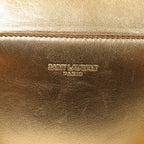 Saint Laurent Paris Baby Duffle Leather 2Way Handbag in Gold 330958
